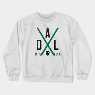 DAL Retro Sticks - White Crewneck Sweatshirt